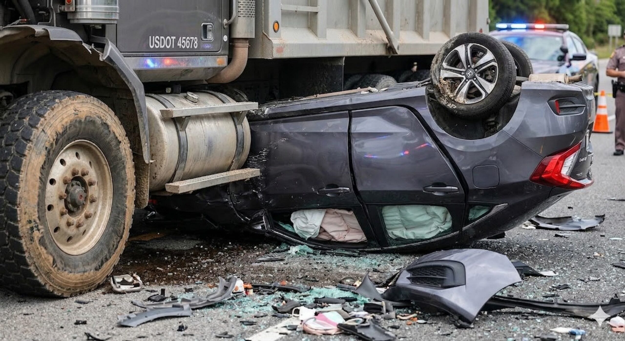 dump truck accident